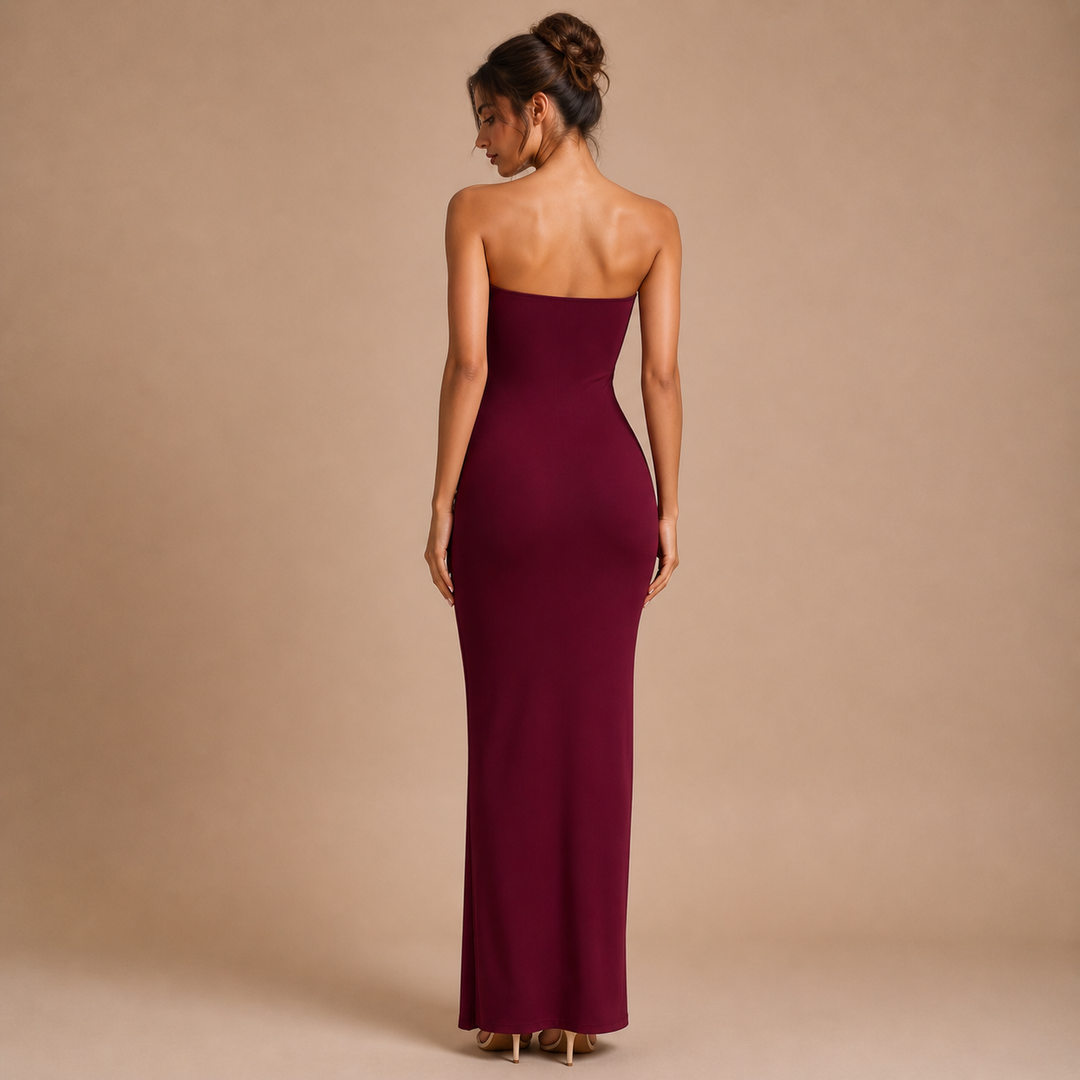 Alejandra – Elegant dress with front details