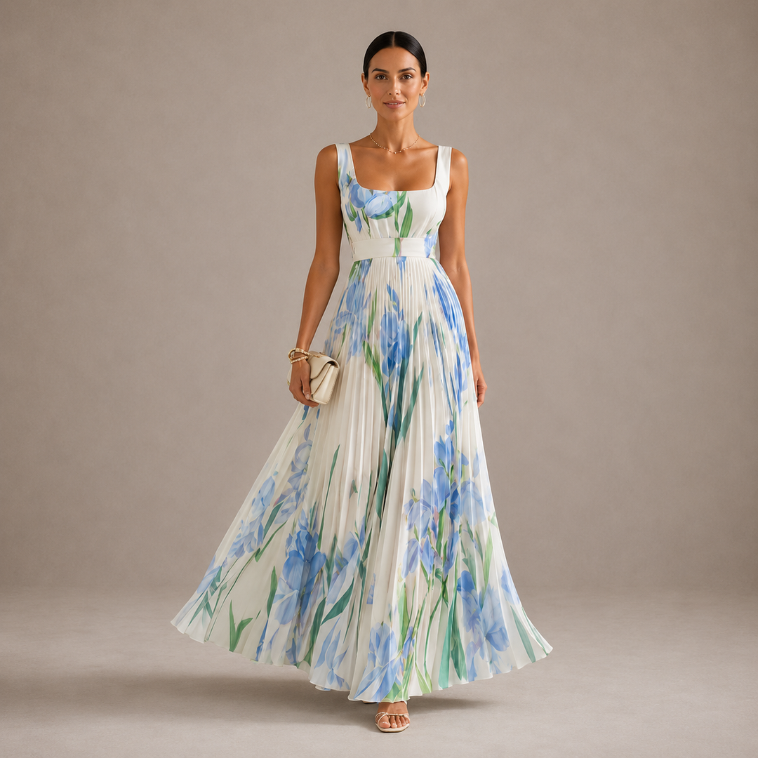 Vania | Elegant Floral Maxi Dress
