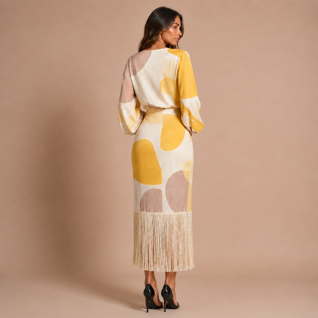 Calíope - Luxurious dress with a dazzling appearance