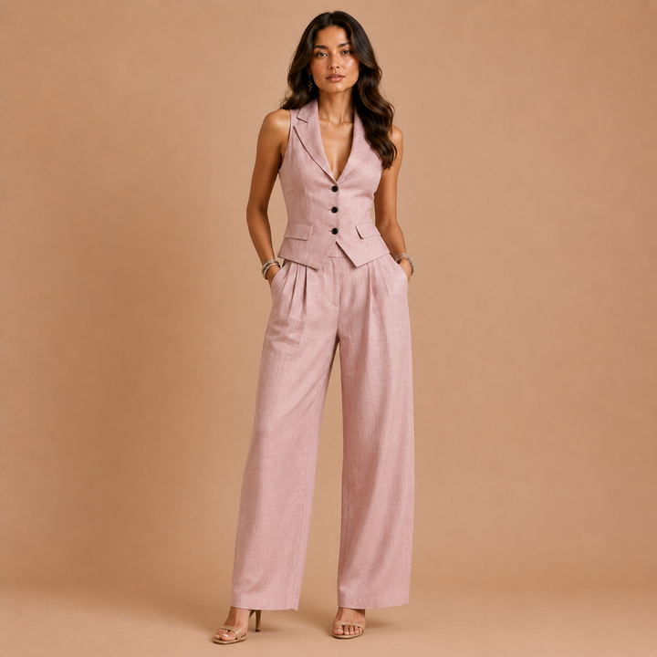 SARA | 2-Piece Set with EM V Decoration