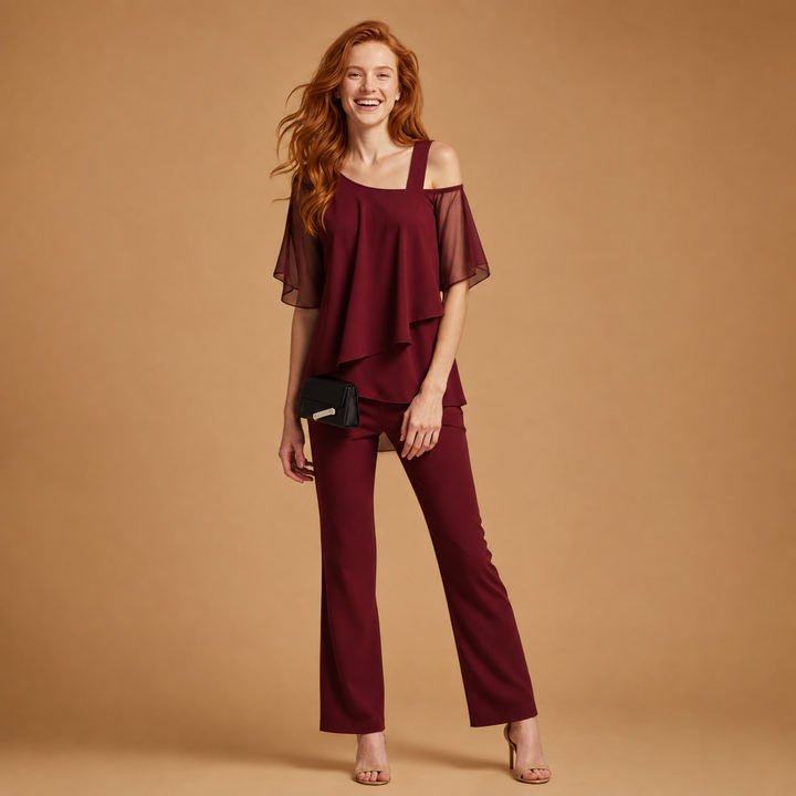 Bianca - Timeless Elegance with Cold Shoulders