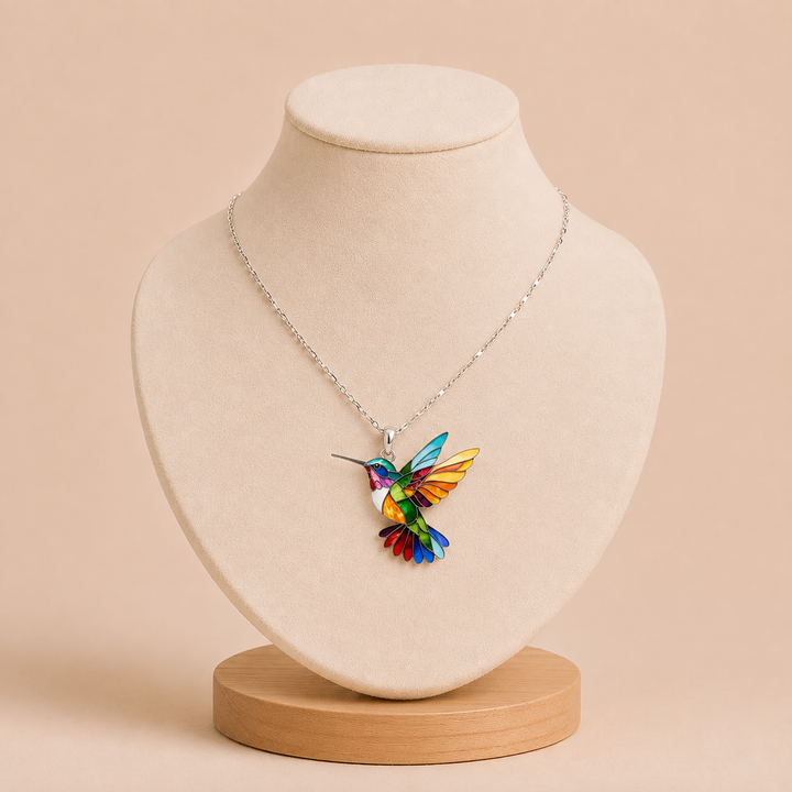 Beautiful necklace with swallow and earrings as a gift – Limited time offer