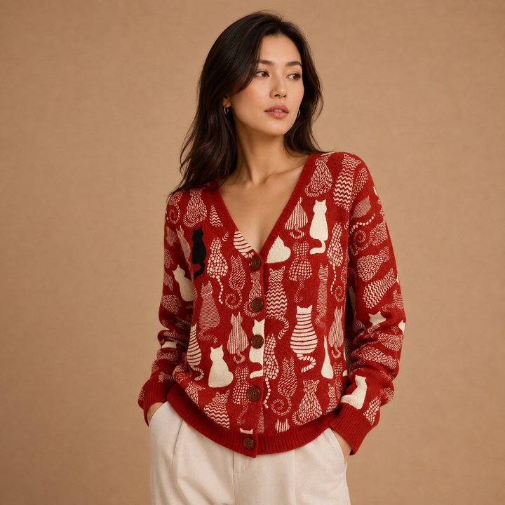Victoria | Comfortable Sweater with Buttons