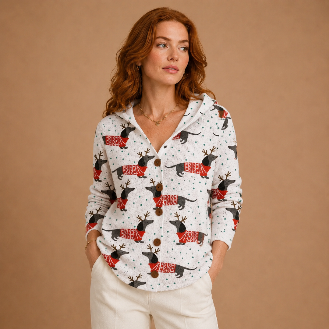 Katerina | Comfortable Knitted Hooded Scarf