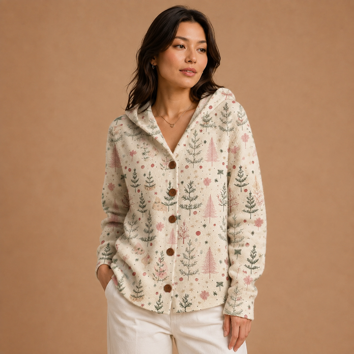 Luise | Comfortable Knitted Cardigan with Hood