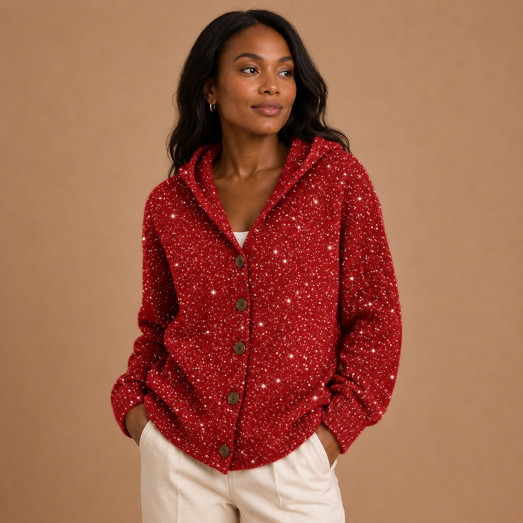 Mari | Comfortable Knitted Scarf with Hood