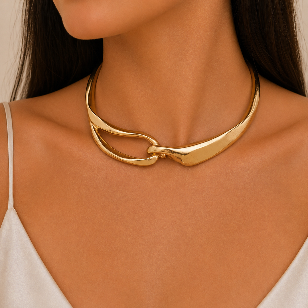Retro Gold Necklace