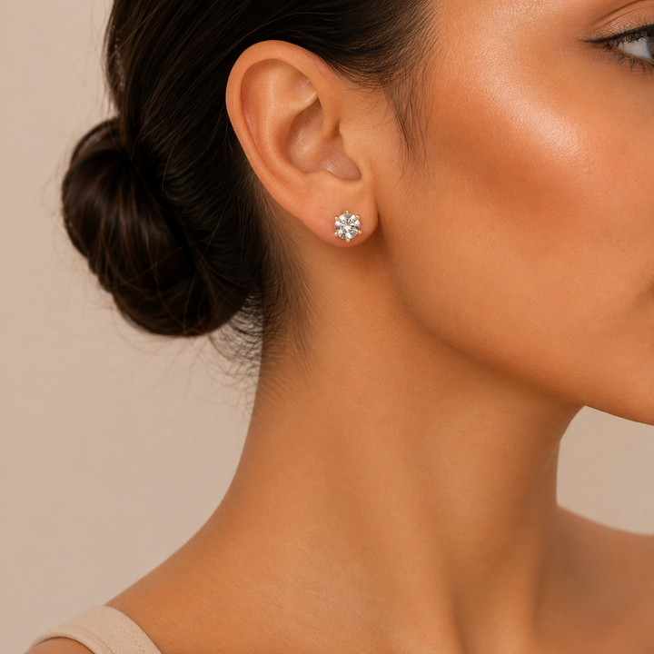 Golden Monster Earrings