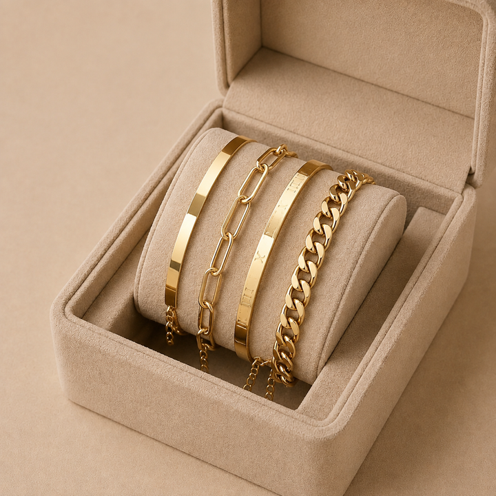 Élan Mercier Bracelet Set | Gold