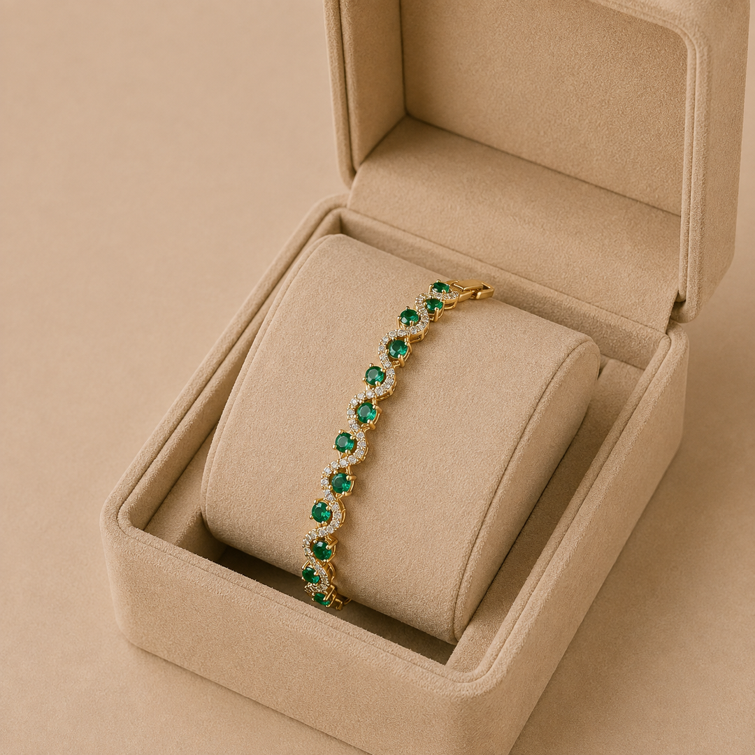 Diana Emerald Bracelet
