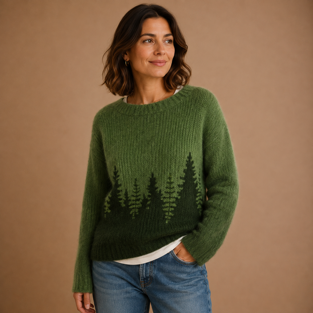 Diana | Retro Knitted Sweater