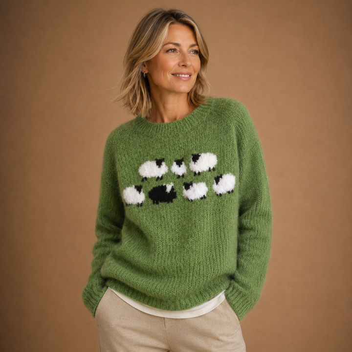 Jennifer | Vintage Knitted Suede