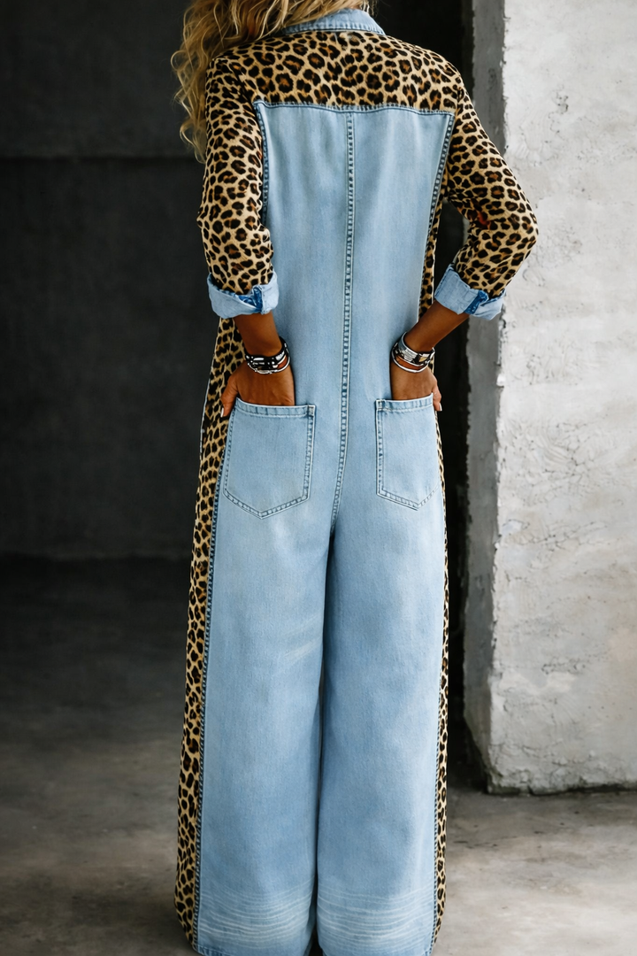 Ariana - Denim Jumpsuit One-Piece
