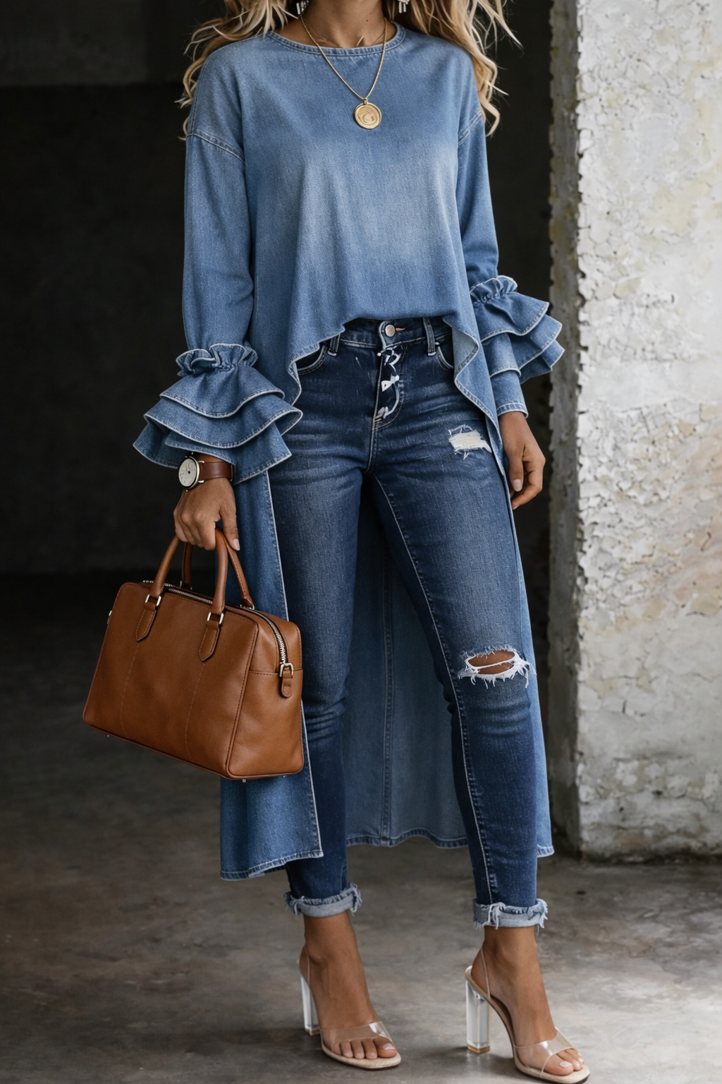 Vânia - Relaxed Denim Shirt