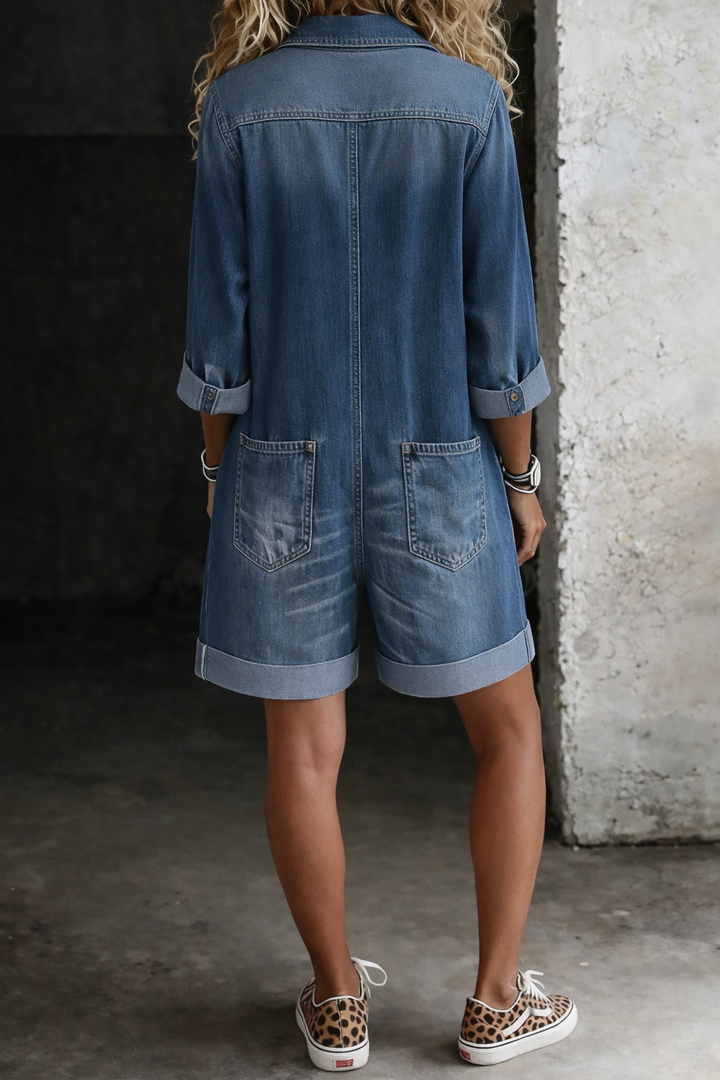 Nora - Relaxed Fit Jumpsuit Shorts