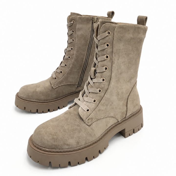 Profile Sole Lace-Up Boots