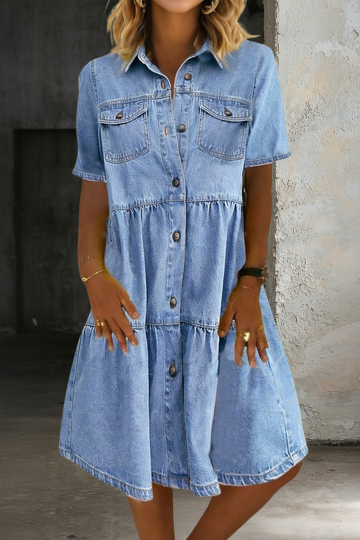 Sofia - Chic Casual Denim Dress