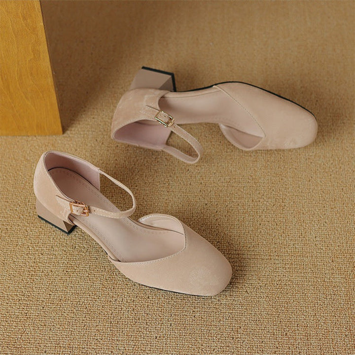 Melvi Chunky Heeled Sandals