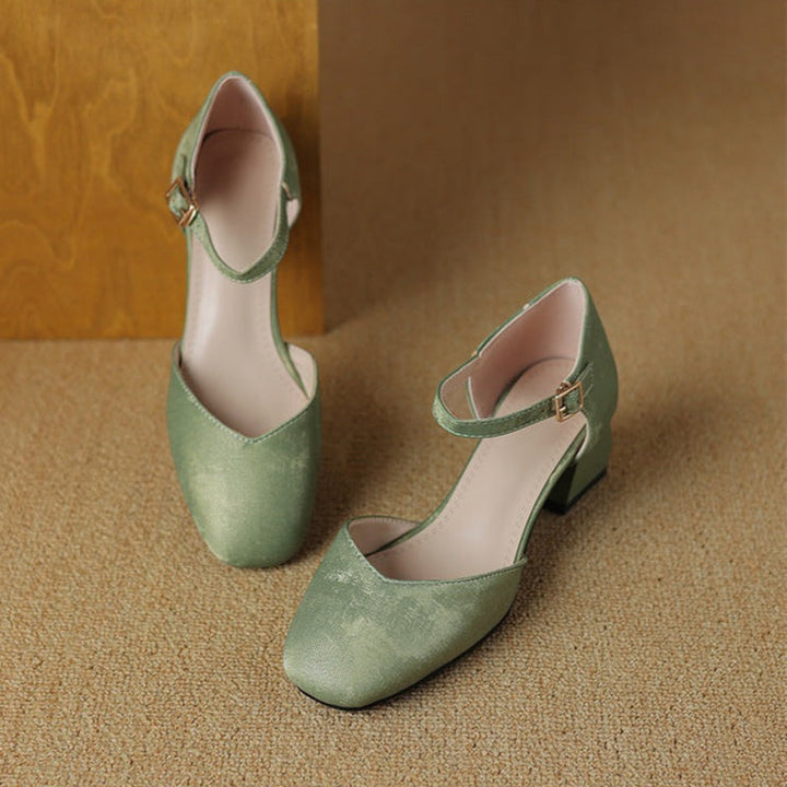 Melvi Chunky Heeled Sandals