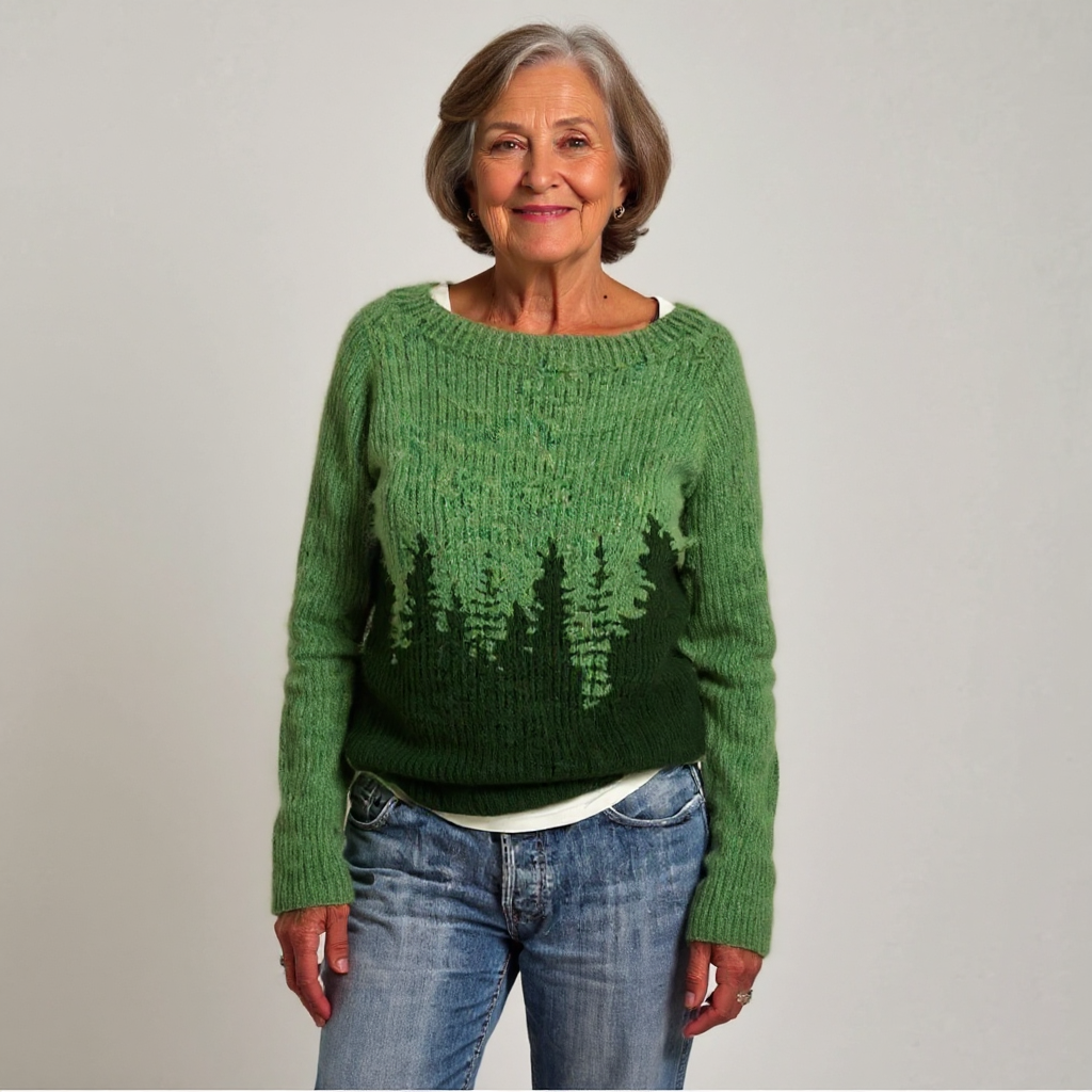 Diana | Retro Knitted Sweater