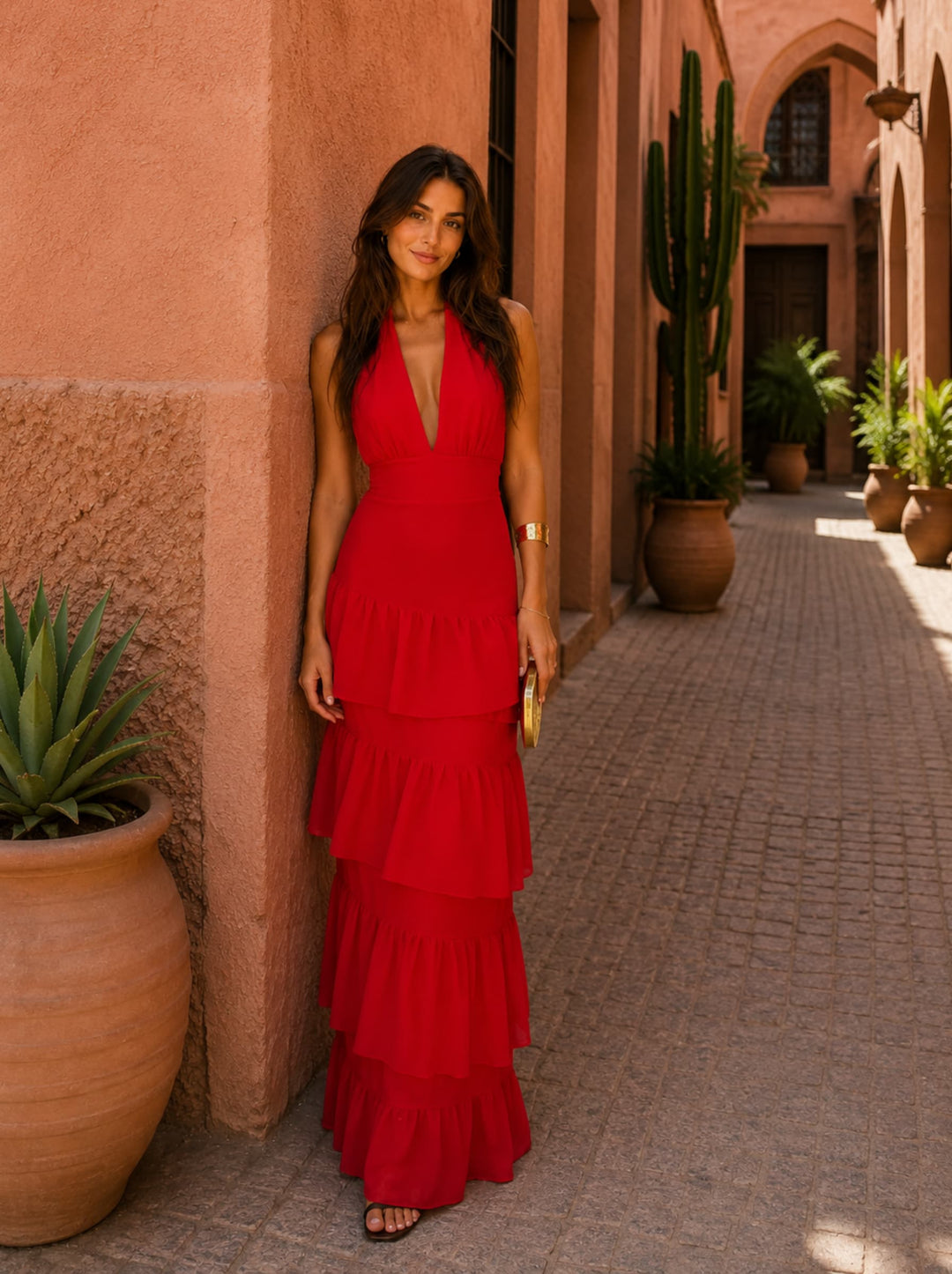 Aljezur - Red Manila Dress