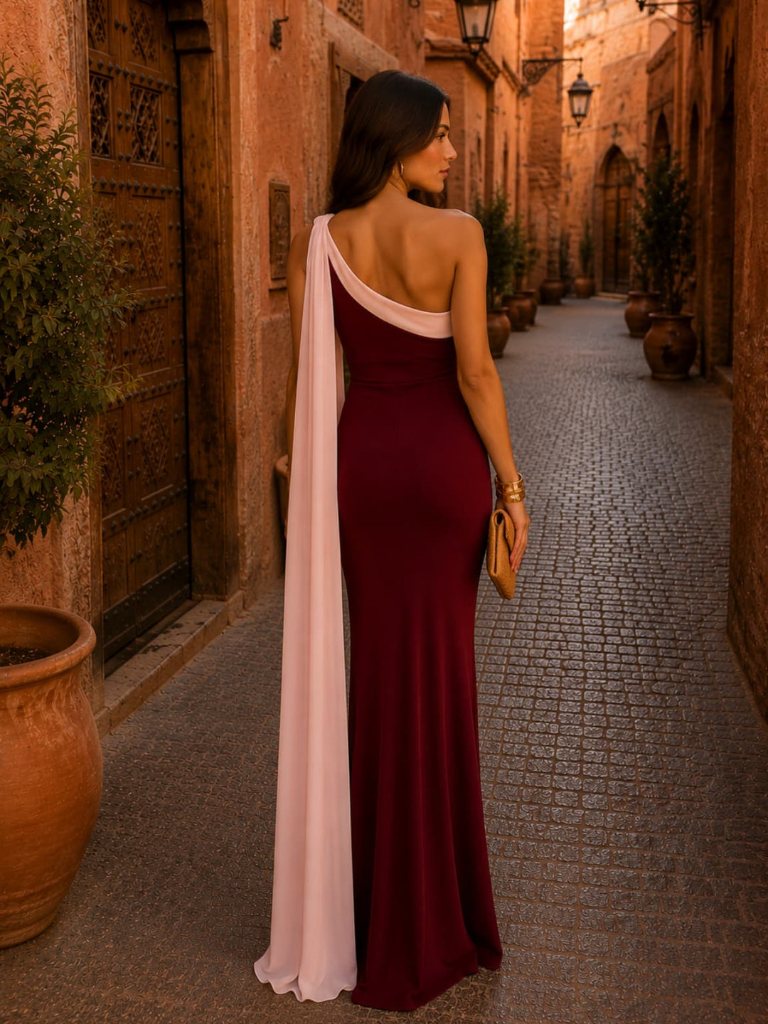 Benagil - Burgundy Dress