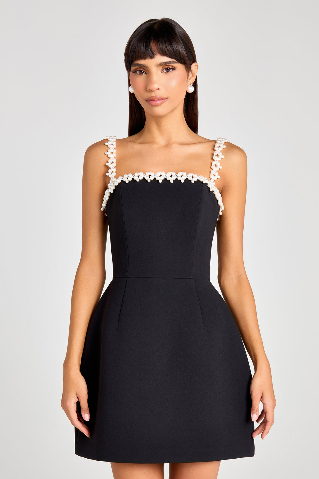 Dobromila | Elegant Black Mini Dress