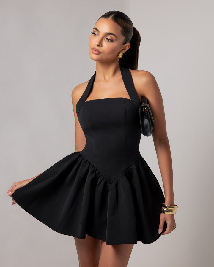 Structured Strapless Mini Dress