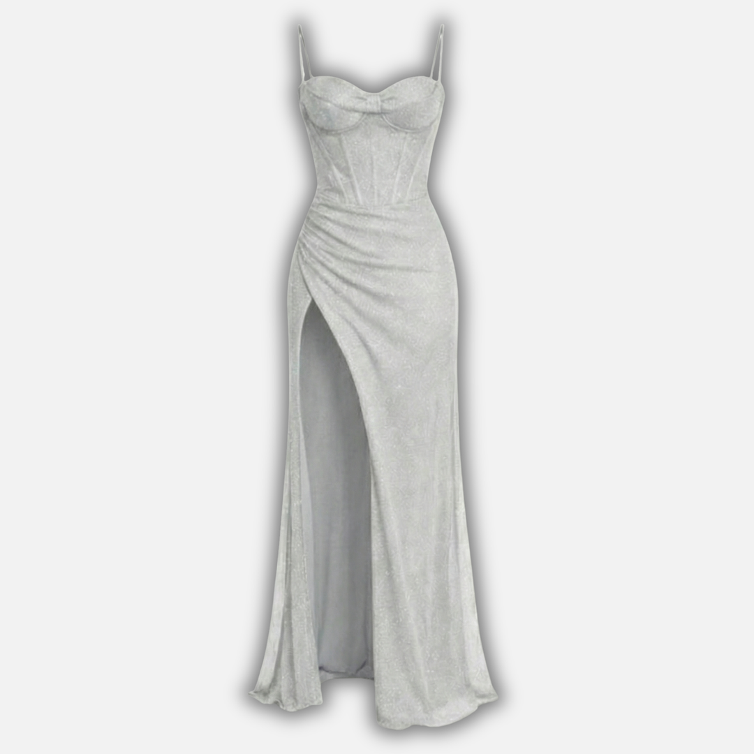 Lívia | Maxi Dress with Corset Design and Delicate Straps