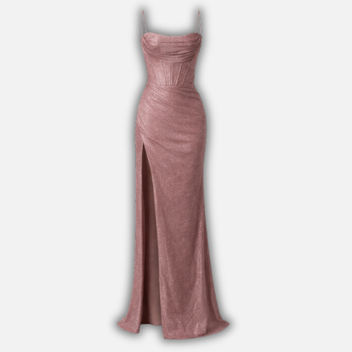 Lívia | Maxi Dress with Corset Design and Delicate Straps