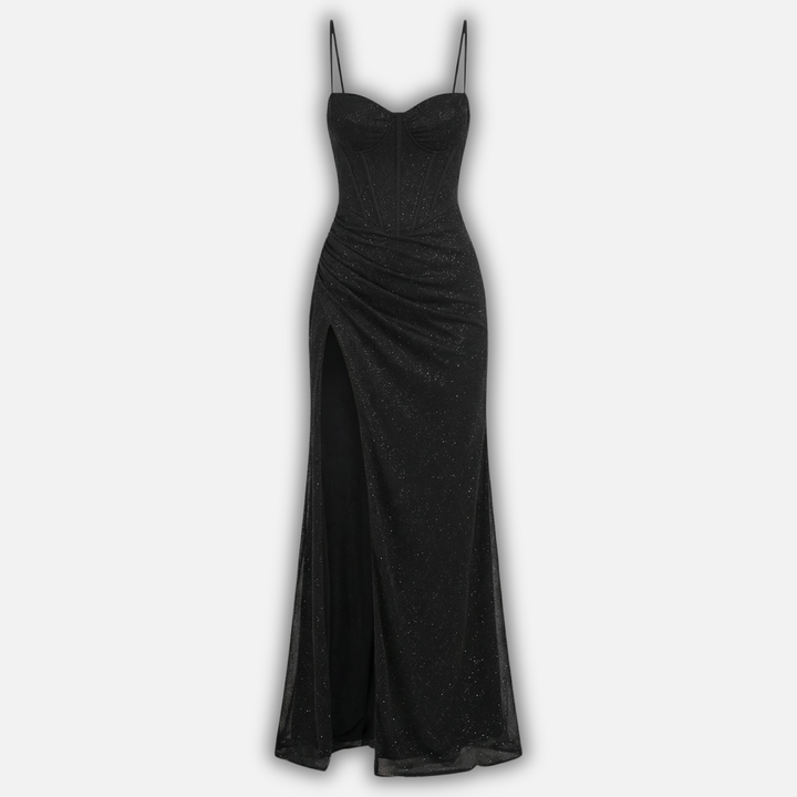 Lívia | Maxi Dress with Corset Design and Delicate Straps