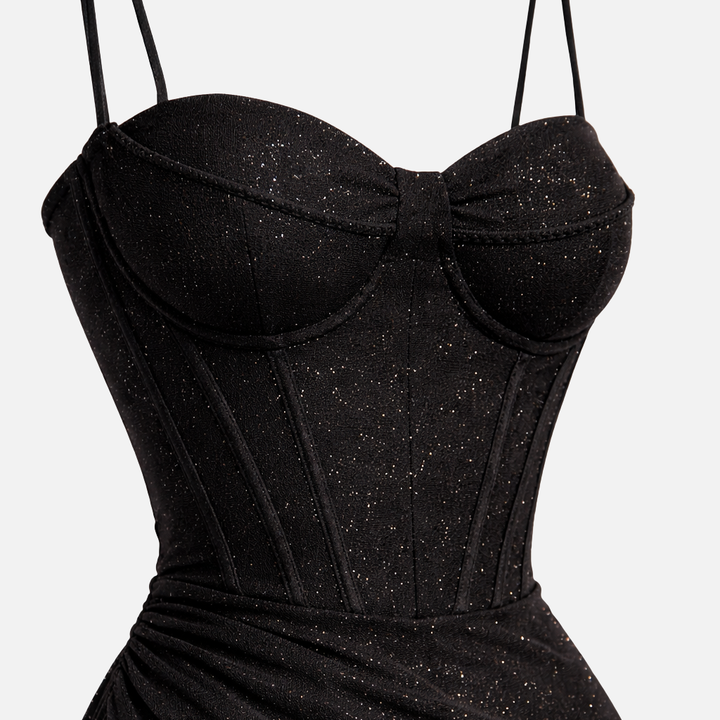 Lívia | Maxi Dress with Corset Design and Delicate Straps