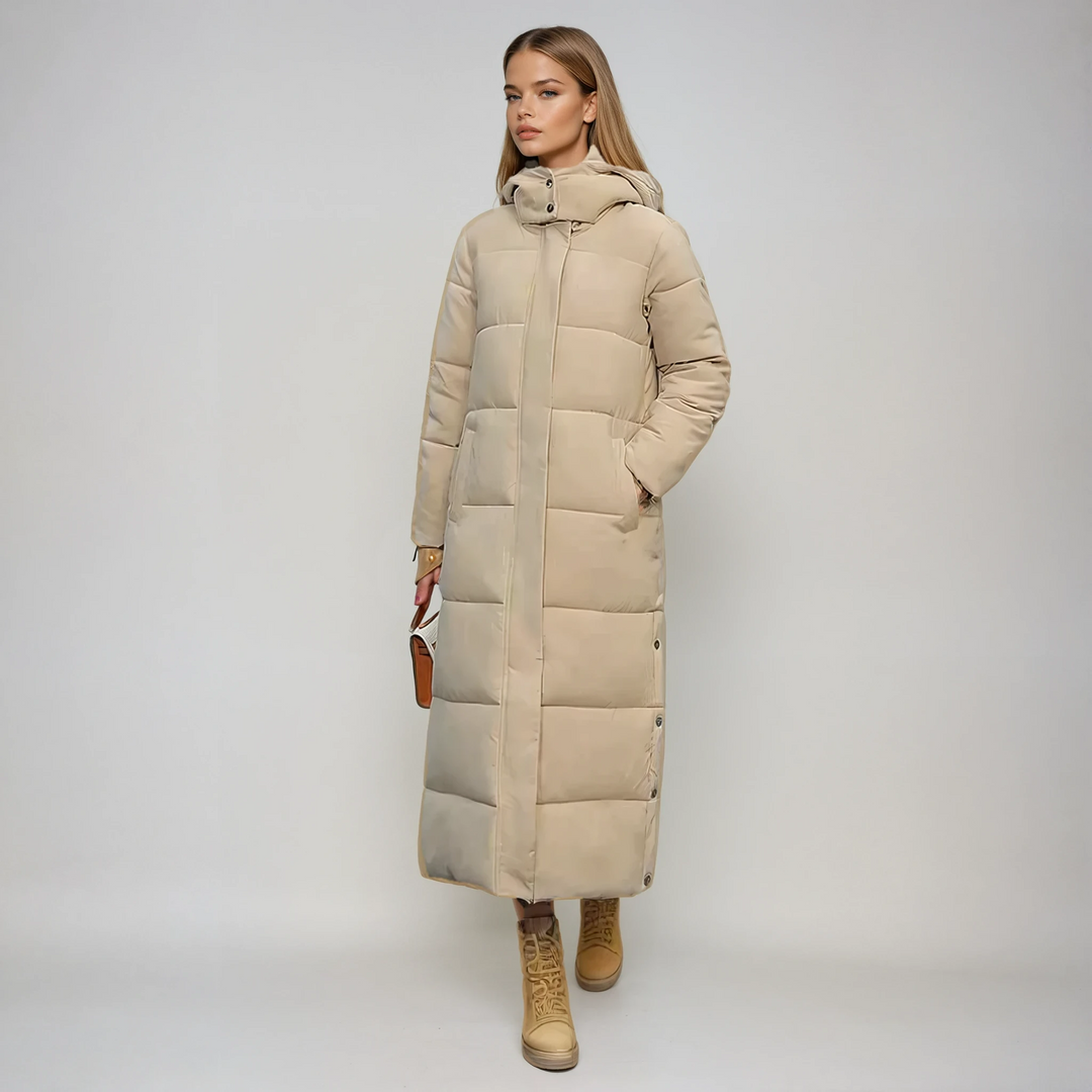 Chic Longline Women's Puffer Coat