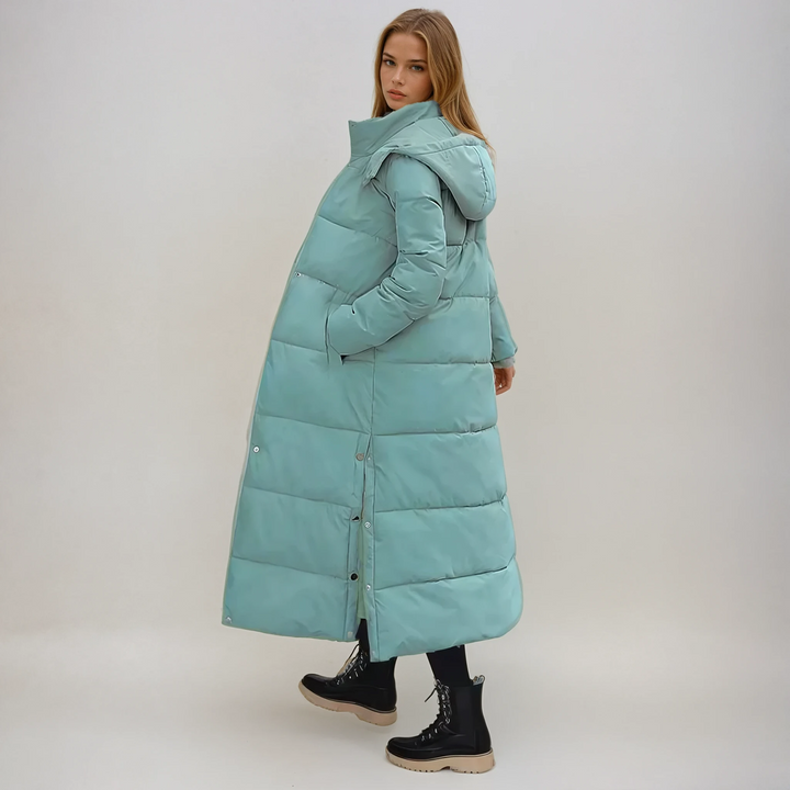 Chic Longline Women's Puffer Coat