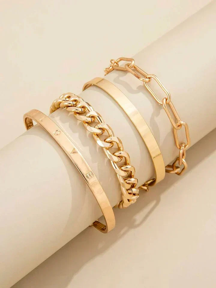 Élan Mercier Bracelet Set | Gold