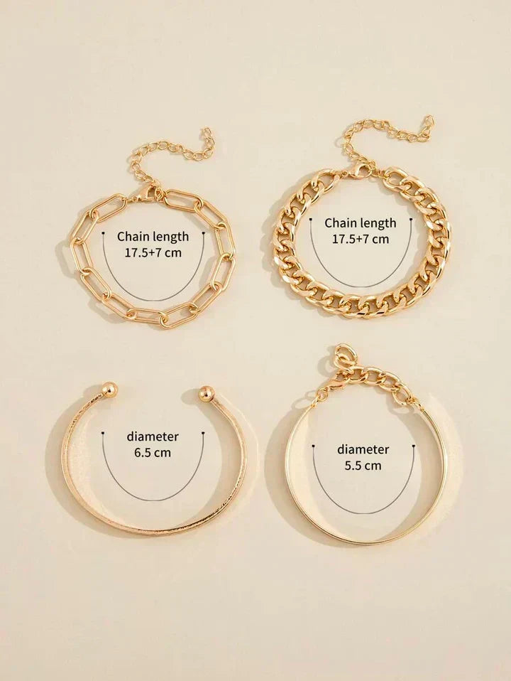 Élan Mercier Bracelet Set | Gold
