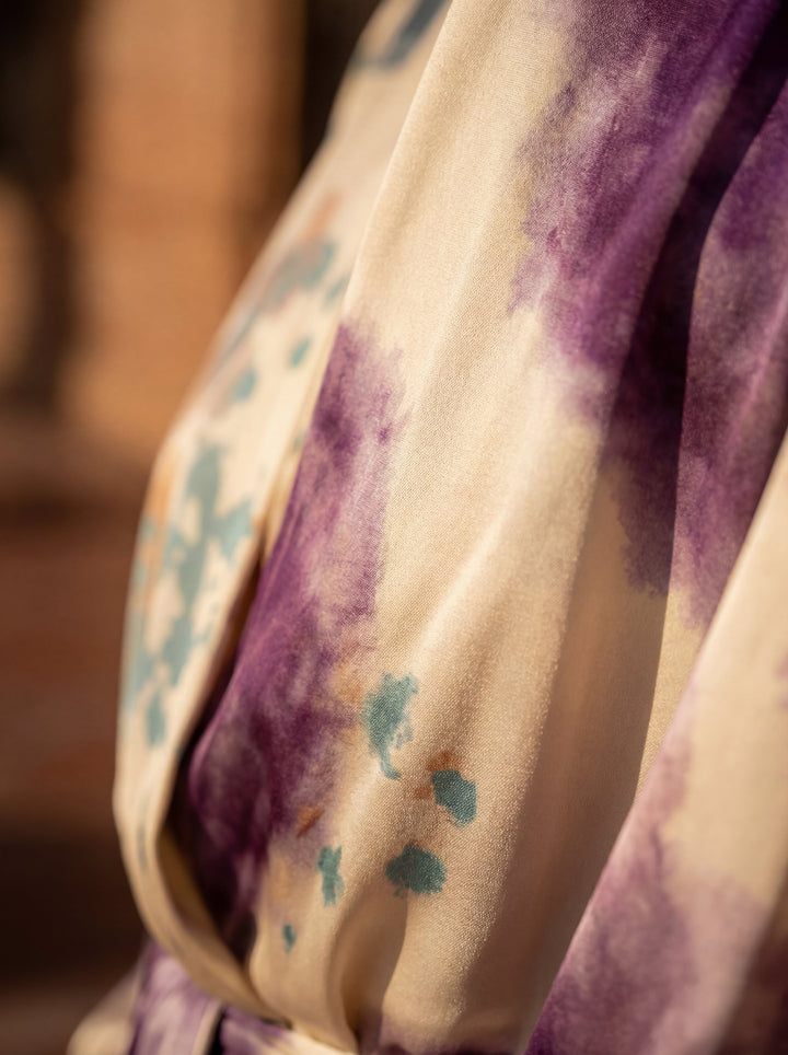 Vila Moura - Dress with V-Shaped Neckline