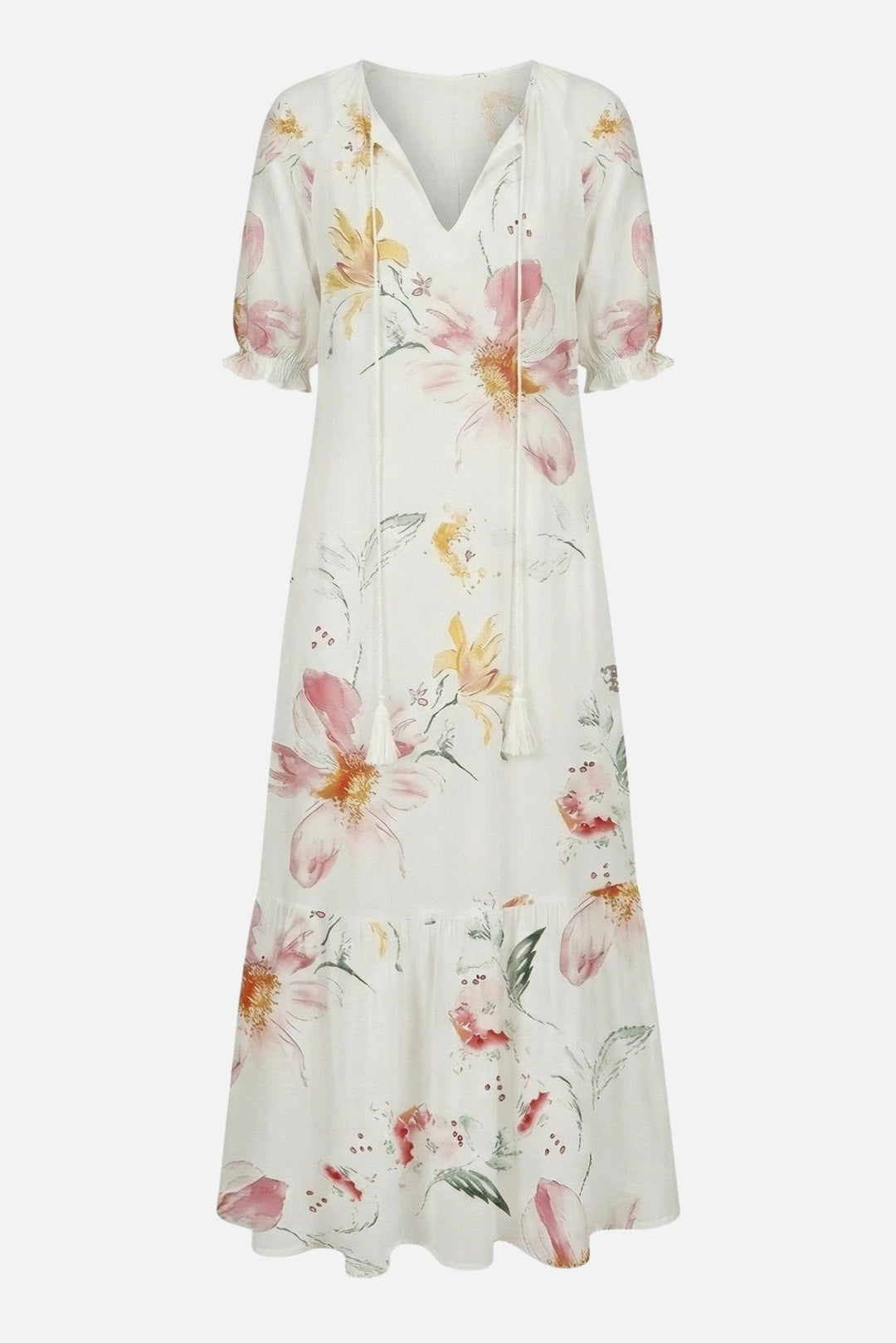 Denisa | Lightweight V-Neck Midi Dress