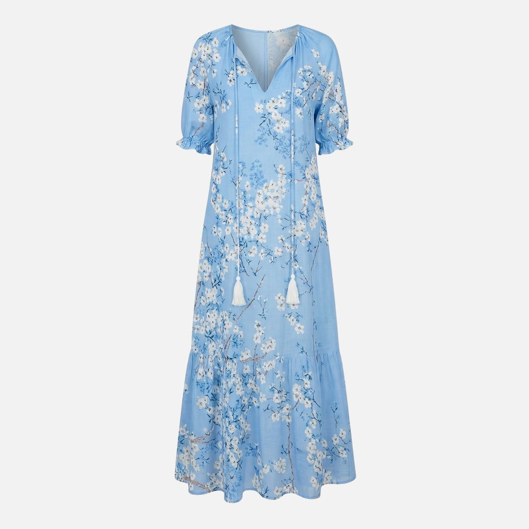 Denisa | Lightweight V-Neck Midi Dress
