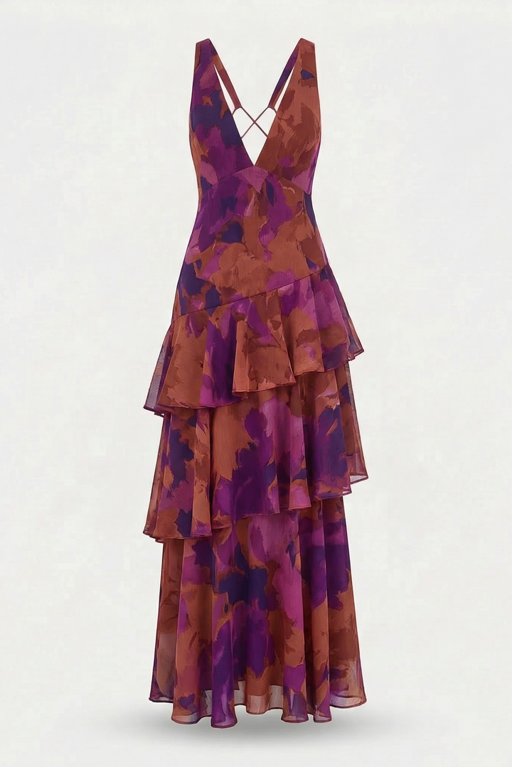 Flóra | Lightweight Floral Maxi Dress