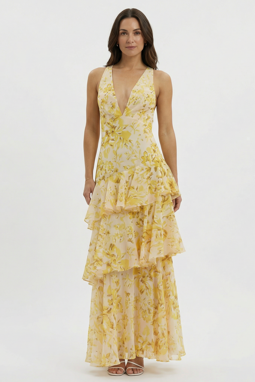 Flóra | Lightweight Floral Maxi Dress