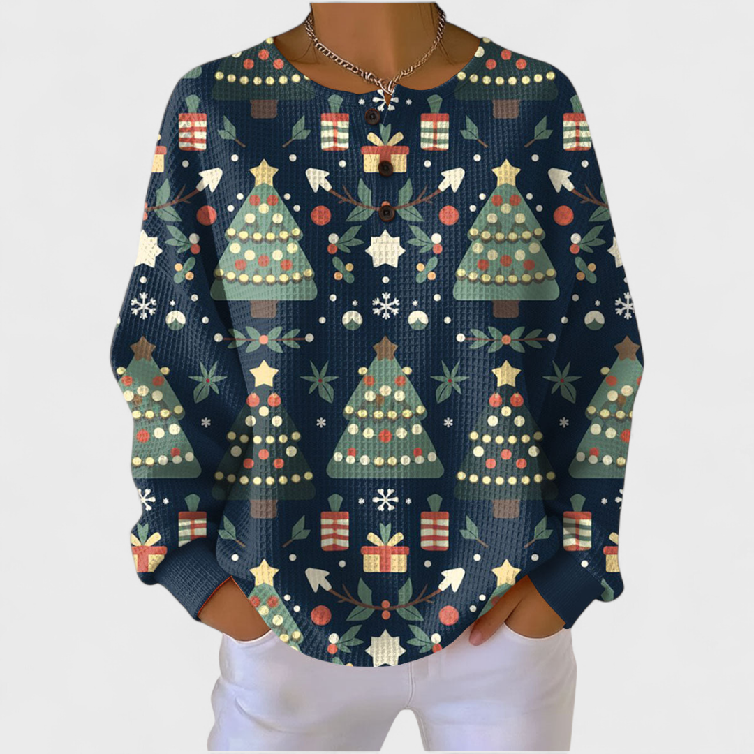 Women's Colorful Patterned Hoodie