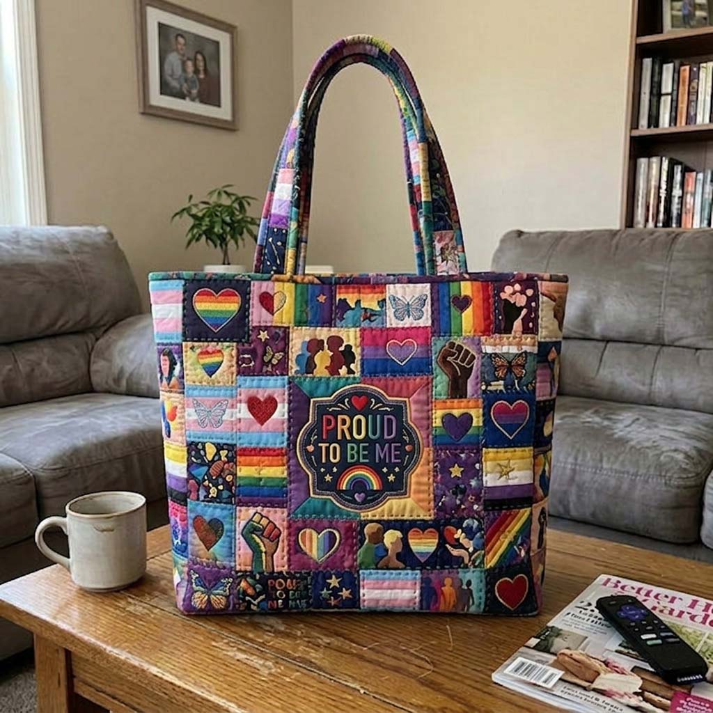 Patchwork Tote Bag with Base GFTOHD14919