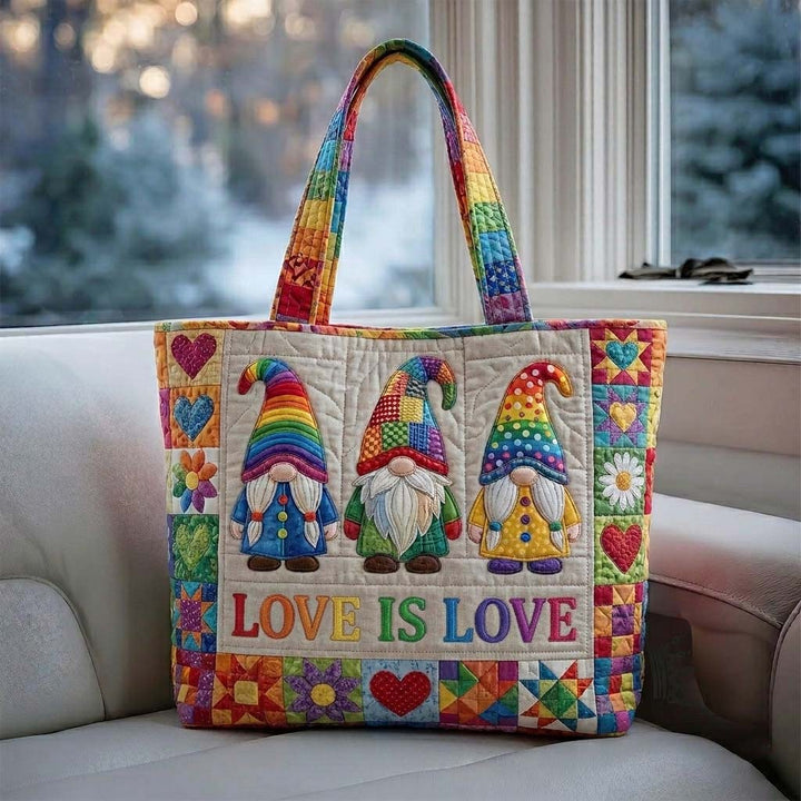 Gnome Pride Embroidered Tote Bag - Model GFTOHD14925
