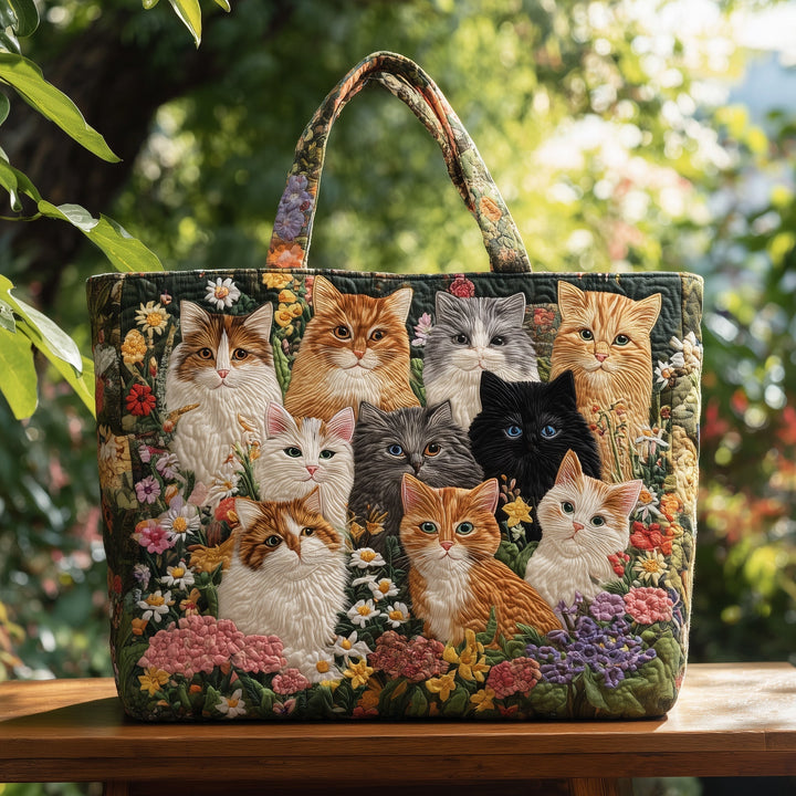 Quilted Cat Bliss Tote Bag GFTOHD9031