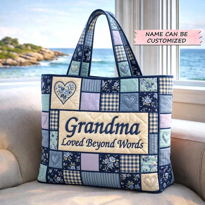 Sweet Bloom Embroidered Tote Bag - Code QTCUZ GFTOMA10341
