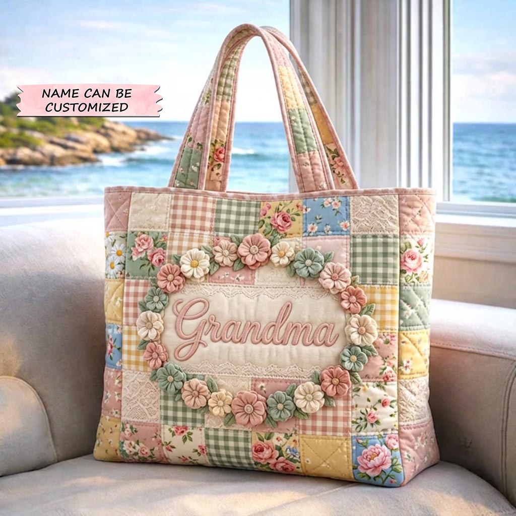 Embroidered Tote Bag for Mum QTCUZ GFTOMA10343