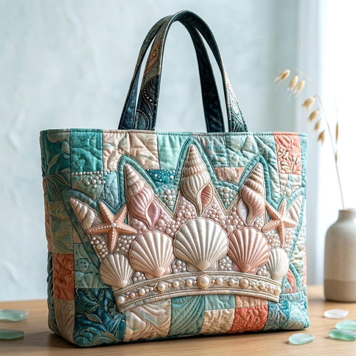 Tote Bag with Sea Embroidery GFTOMA10349