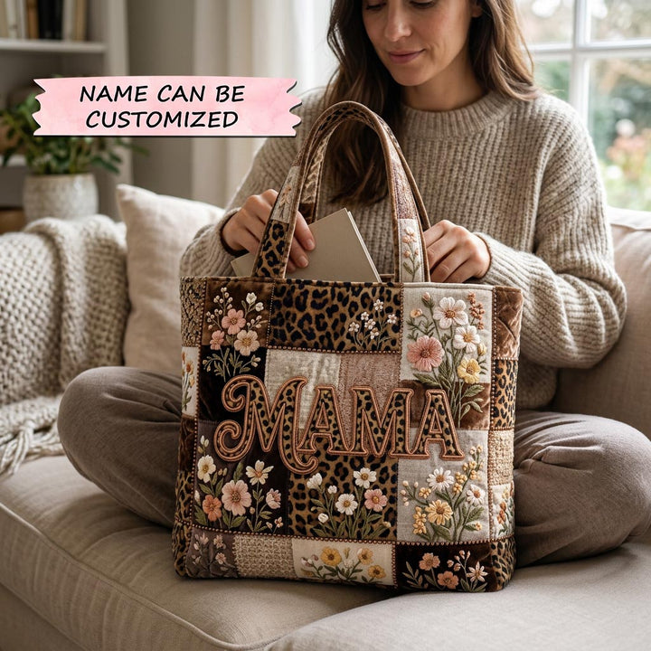 Tote Bag with Embroidery 'Love in Bloom' - Code QTCUZ GFTOMA10392