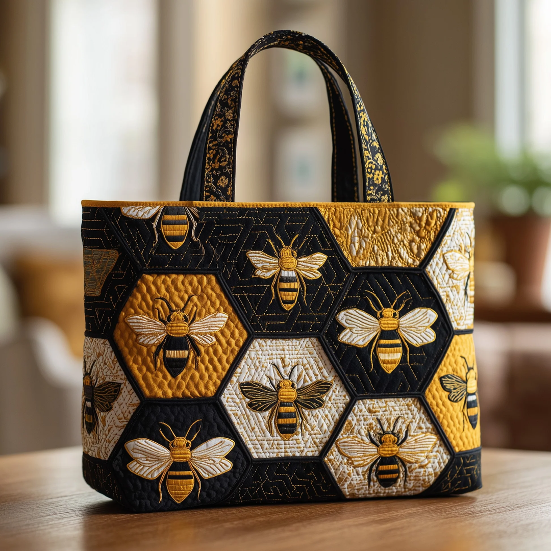 Embroidered Bee Tote Bag GFTOMA1778
